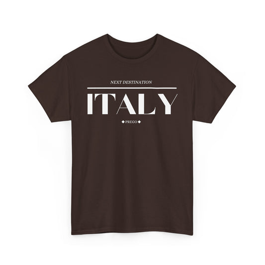 Italy - "Prego" Unisex Cotton T-shirt