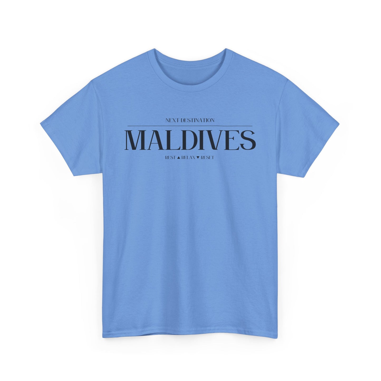 Maldives - "Rest . Relax . Reset" Unisex Cotton T-shirt