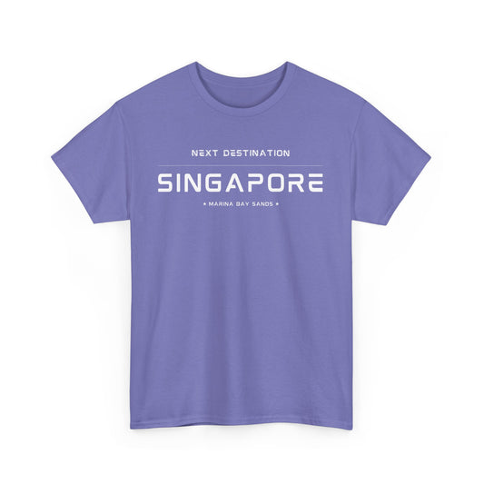 Singapore - "Marina Bay Sands" Unisex Cotton T-shirt