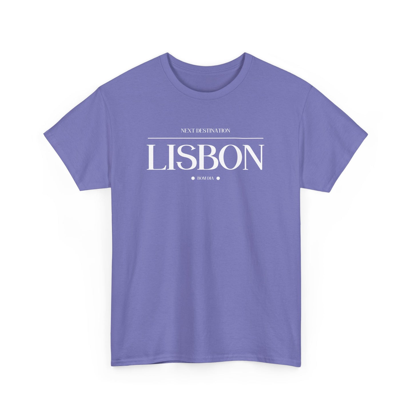 Lisbon - "Bom Dia" Unisex Cotton T-shirt