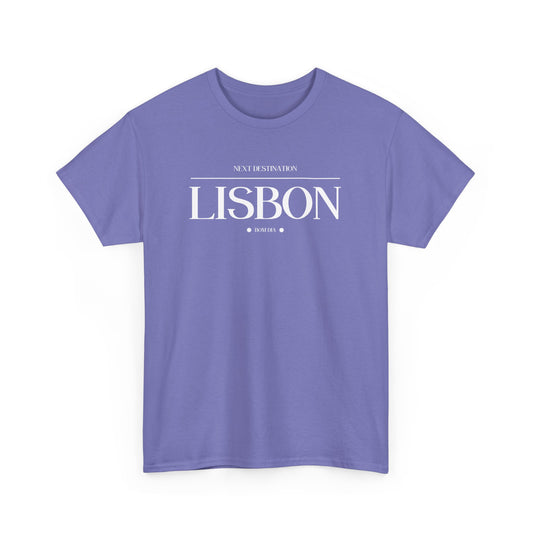 Lisbon - "Bom Dia" Unisex Cotton T-shirt