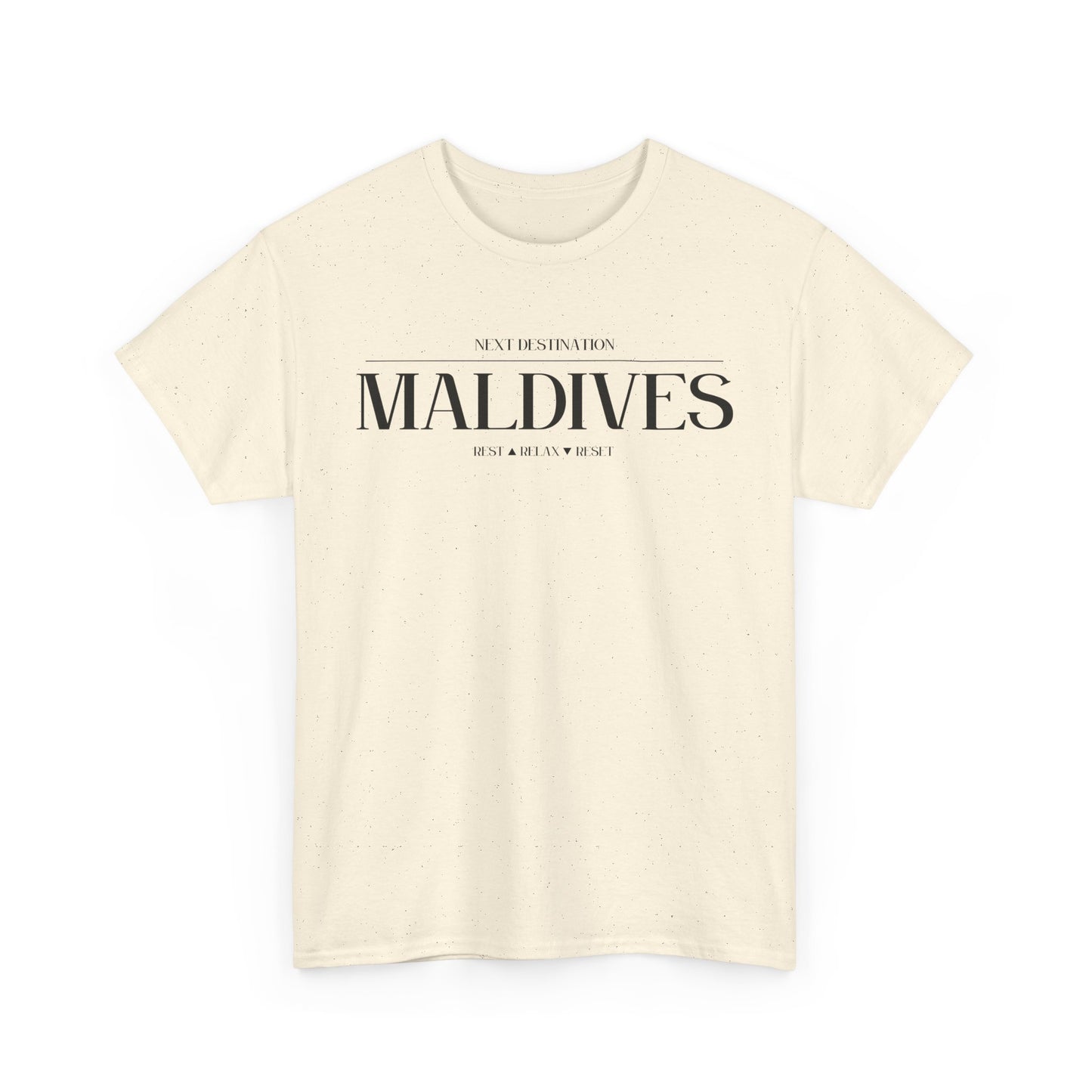 Maldives - "Rest . Relax . Reset" Unisex Cotton T-shirt