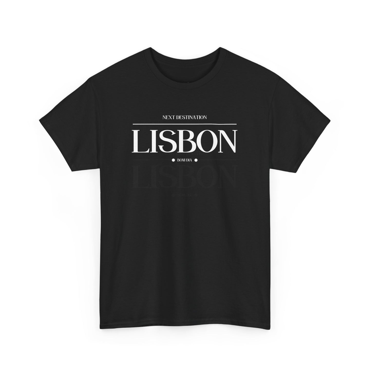 Lisbon - "Bom Dia" Unisex Cotton T-shirt