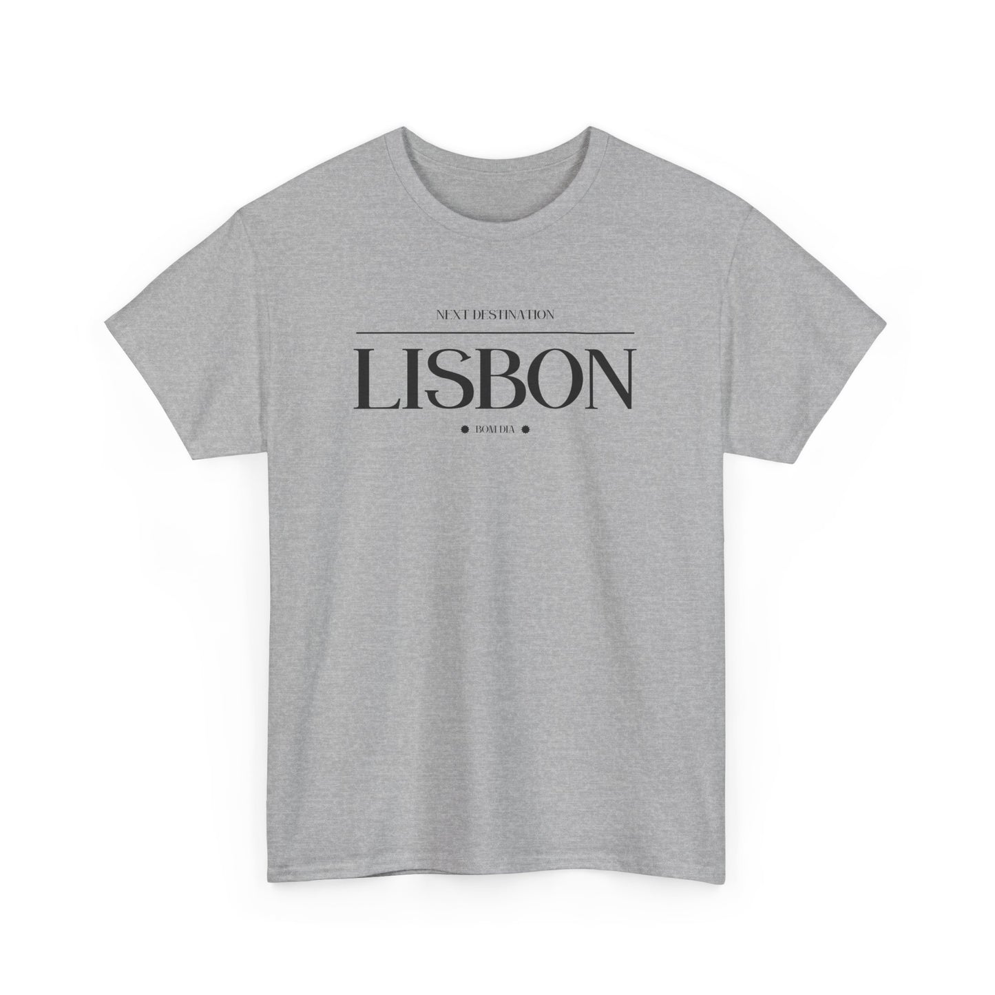 Lisbon - "Bom Dia" Unisex Cotton T-shirt