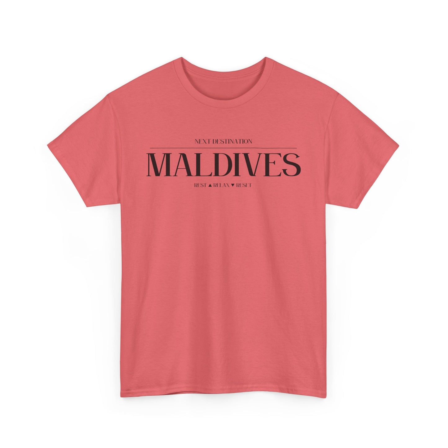 Maldives - "Rest . Relax . Reset" Unisex Cotton T-shirt