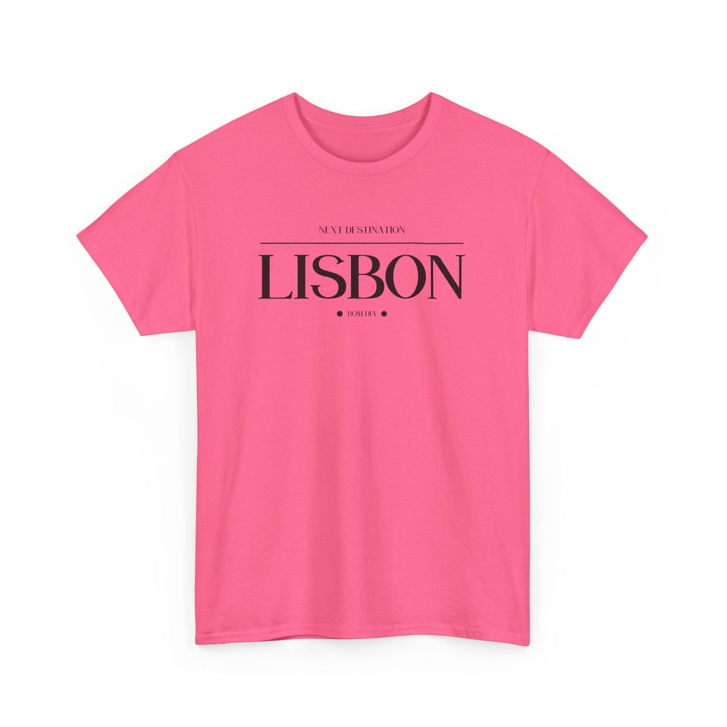 Lisbon - "Bom Dia" Unisex Cotton T-shirt