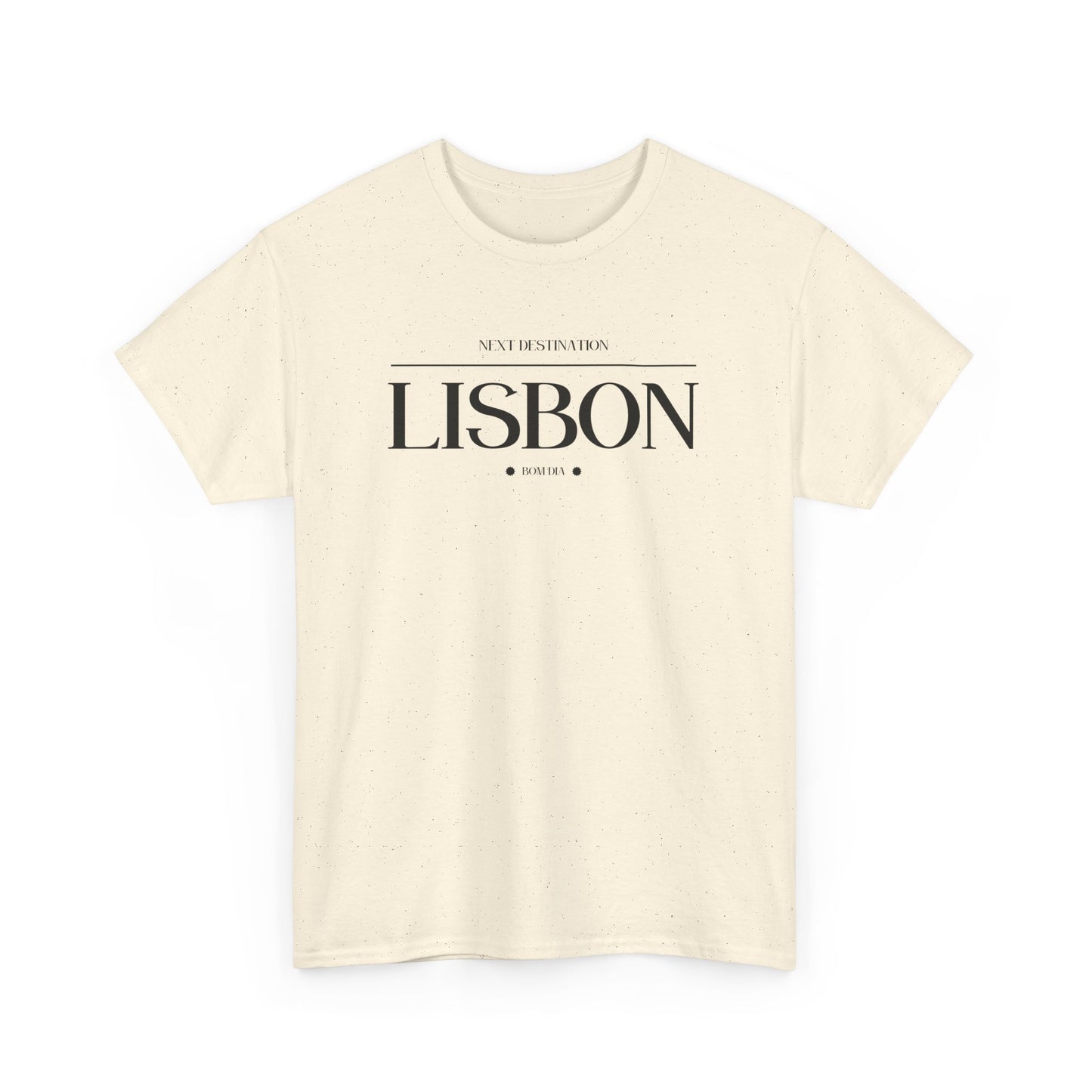 Lisbon - "Bom Dia" Unisex Cotton T-shirt