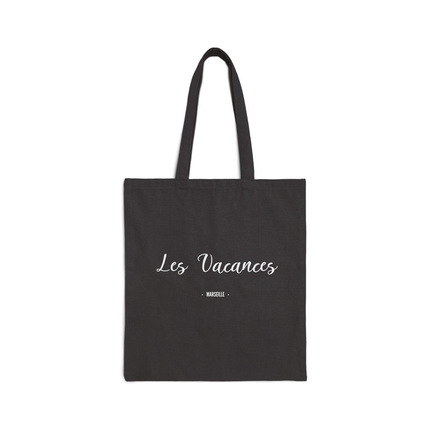 Marseille - "Les Vacances" Stylish Cotton Canvas Tote Bag