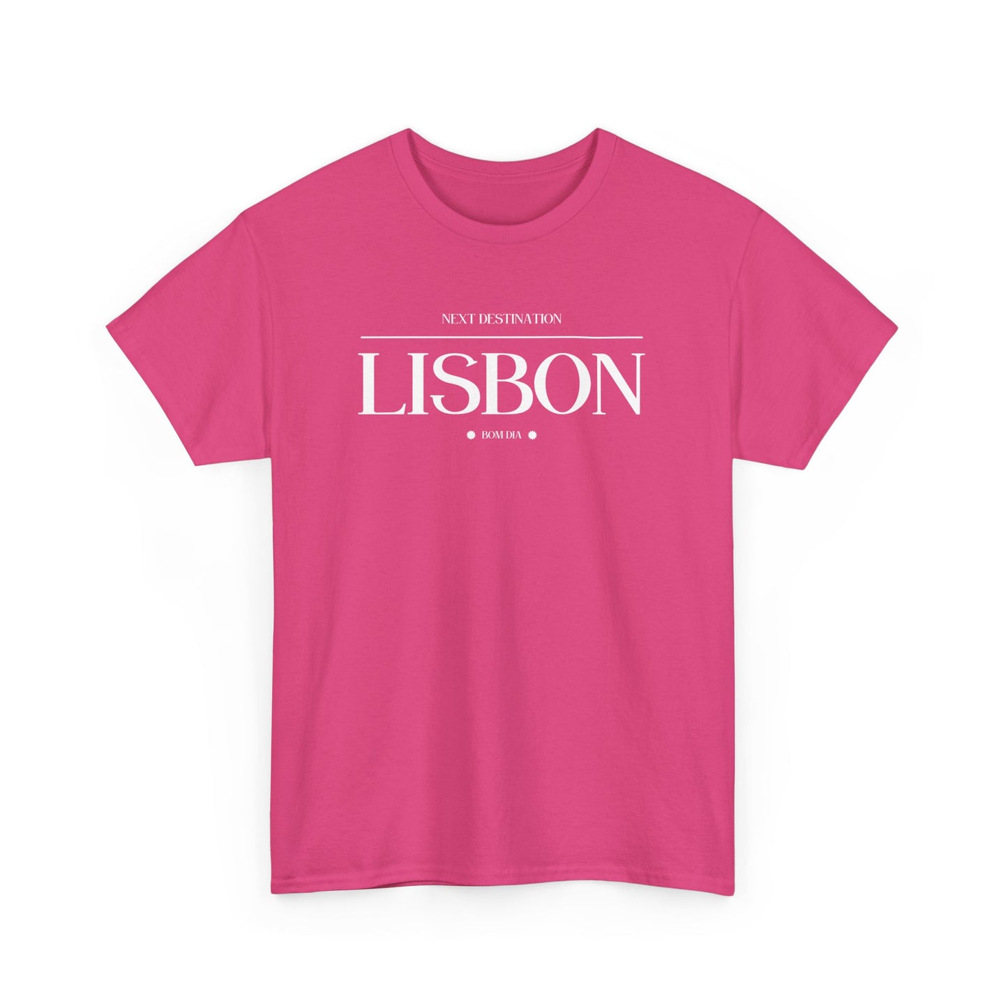 Lisbon - "Bom Dia" Unisex Cotton T-shirt