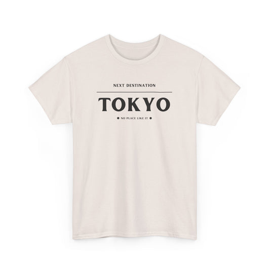 Tokyo - "No Place Like It" Unisex Cotton T-shirt