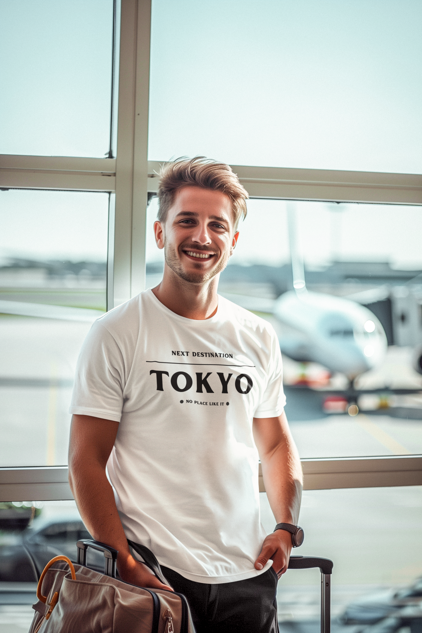 Tokyo - "No Place Like It" Unisex Cotton T-shirt