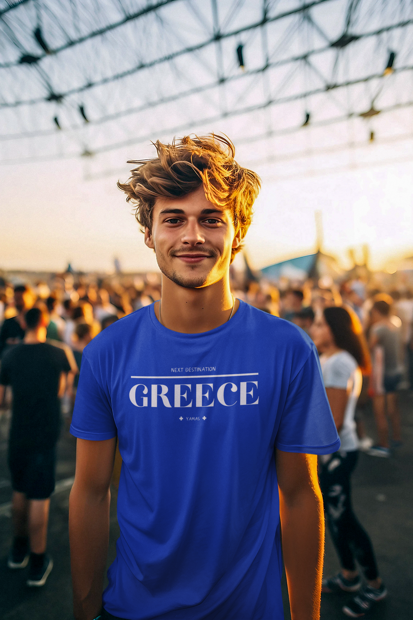 Greece - "Yamas" Unisex Cotton T-shirt