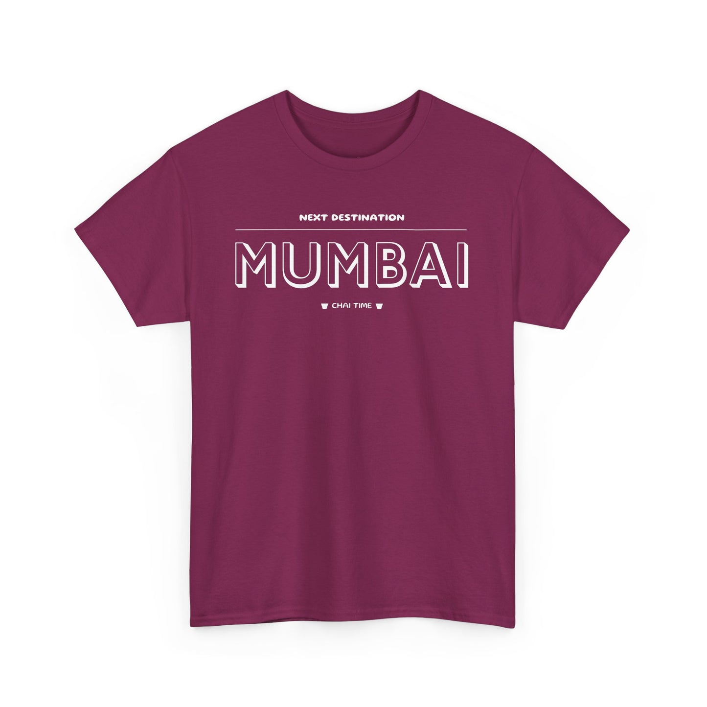 Mumbai - "Chai Time" Unisex Cotton T-shirt