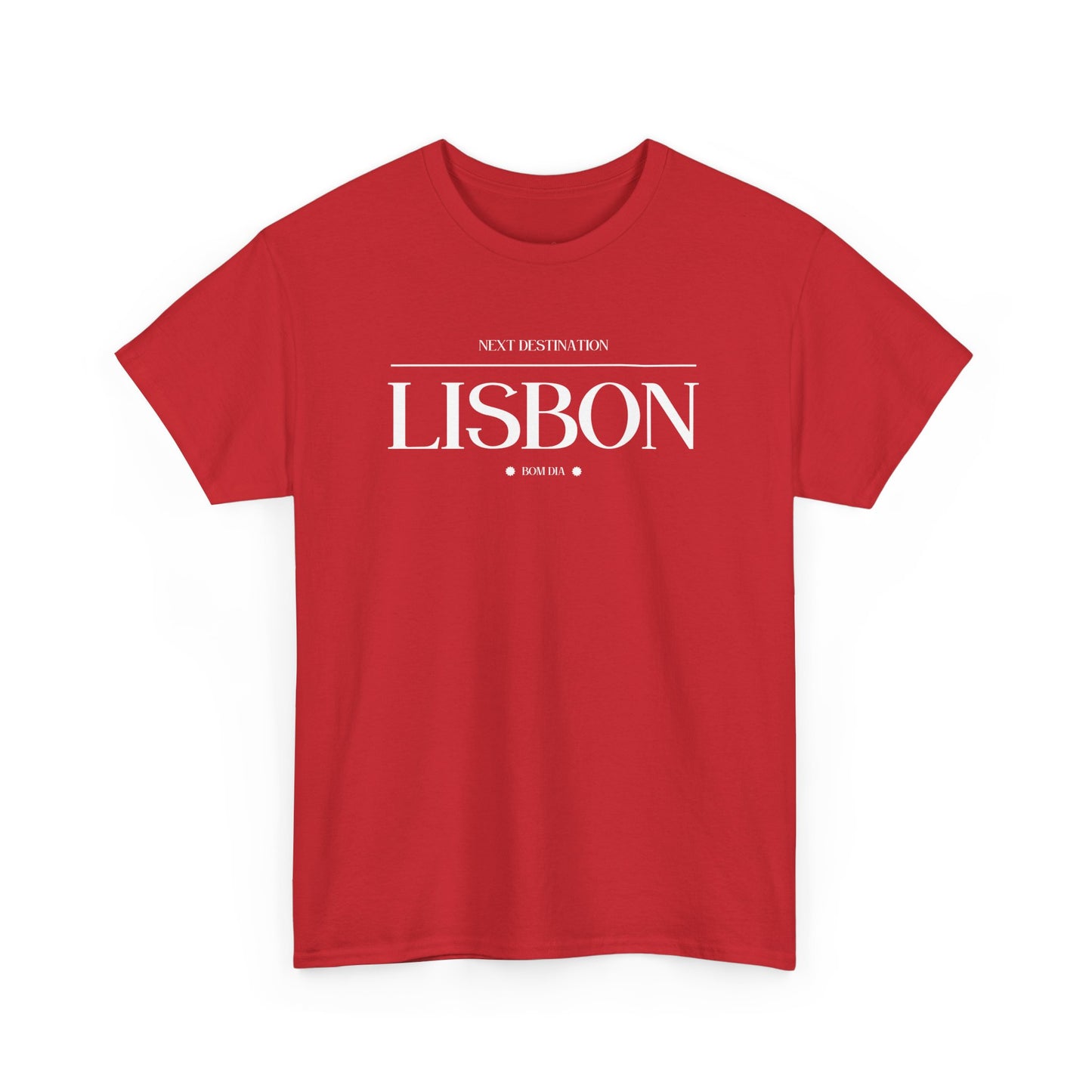 Lisbon - "Bom Dia" Unisex Cotton T-shirt