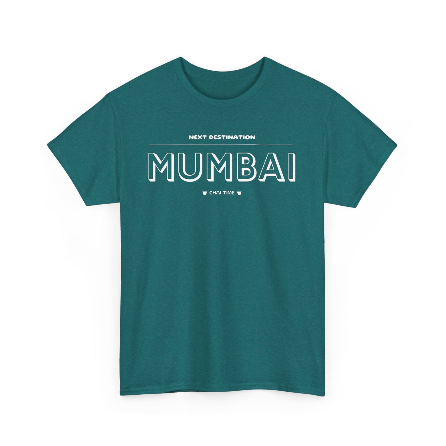 Mumbai - "Chai Time" Unisex Cotton T-shirt