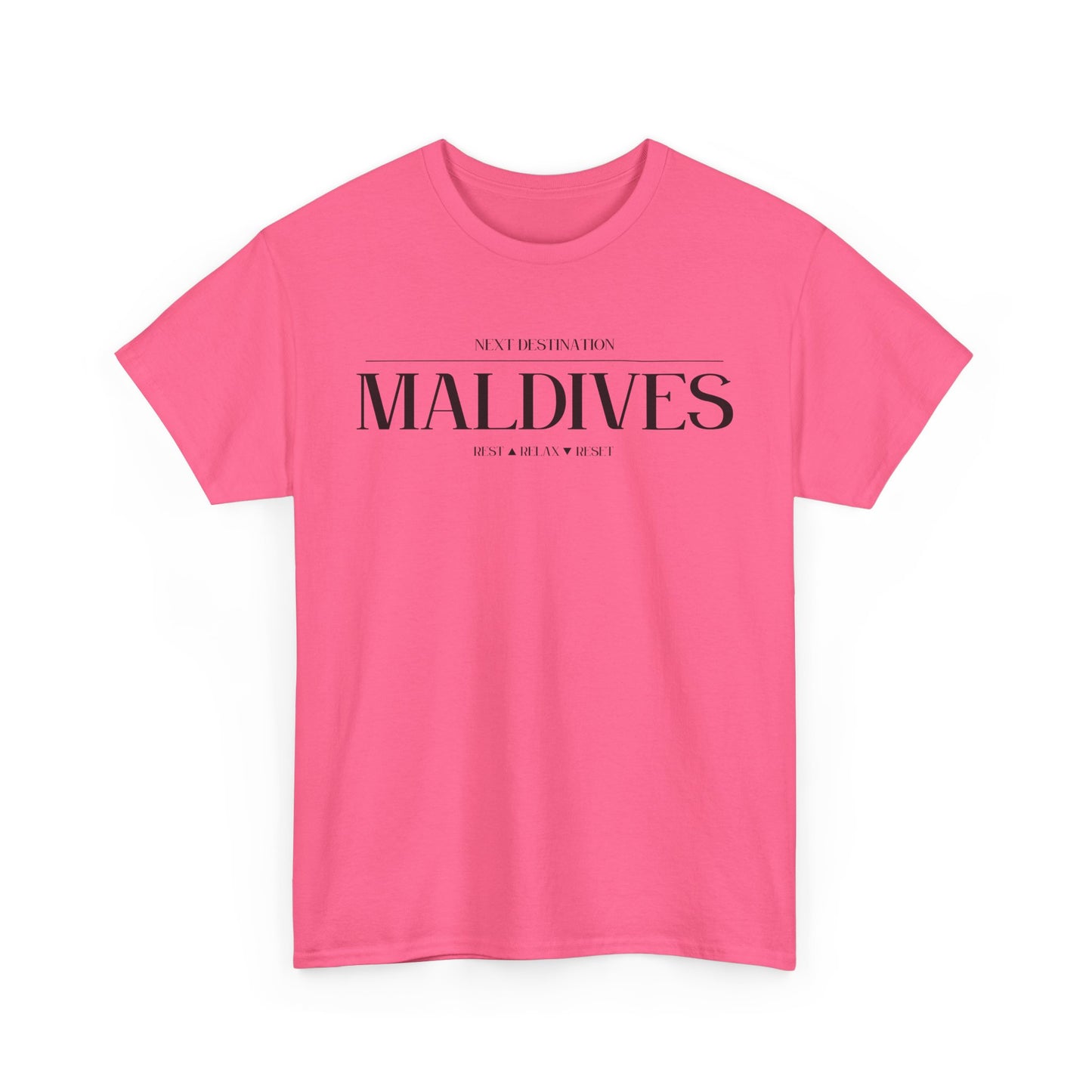 Maldives - "Rest . Relax . Reset" Unisex Cotton T-shirt