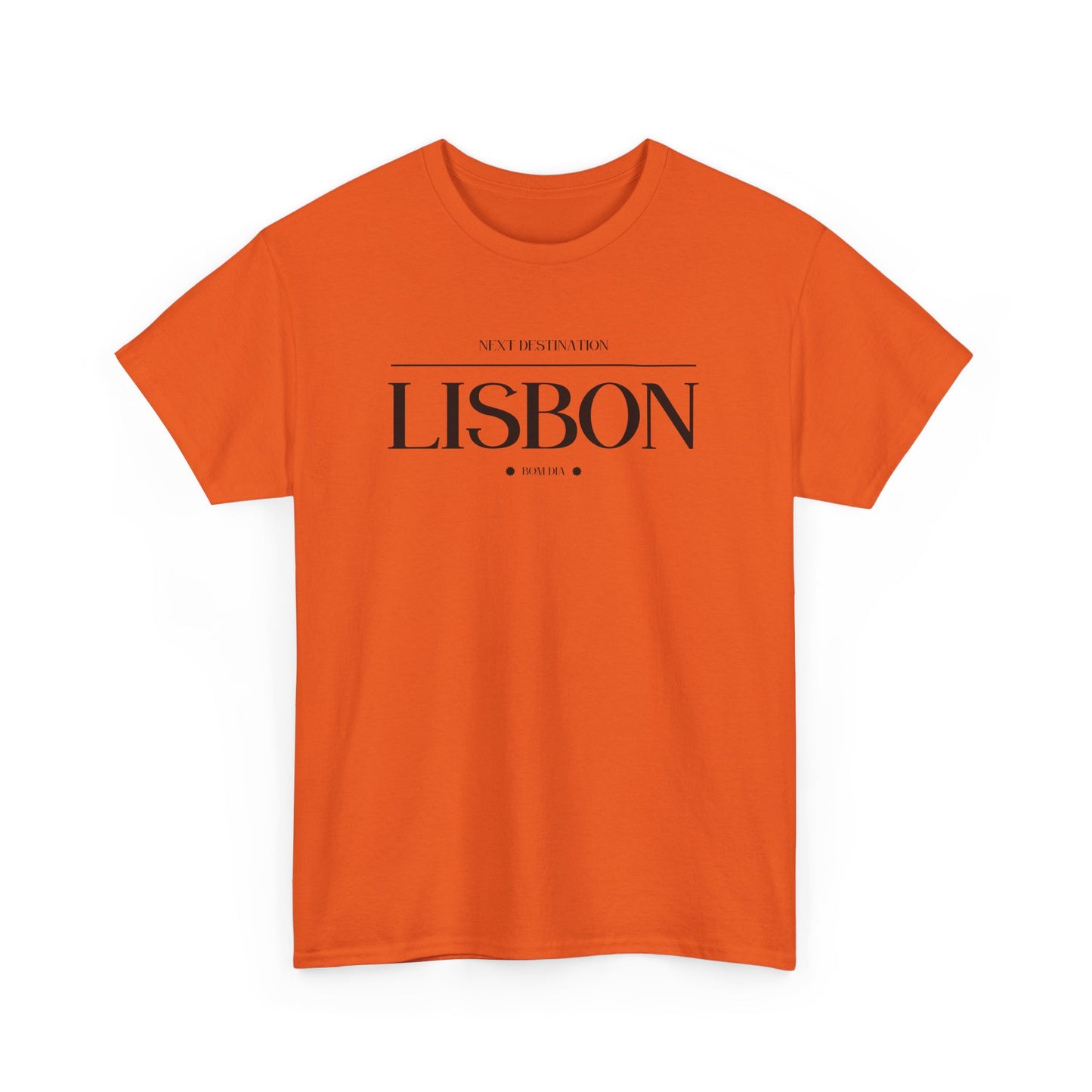 Lisbon - "Bom Dia" Unisex Cotton T-shirt