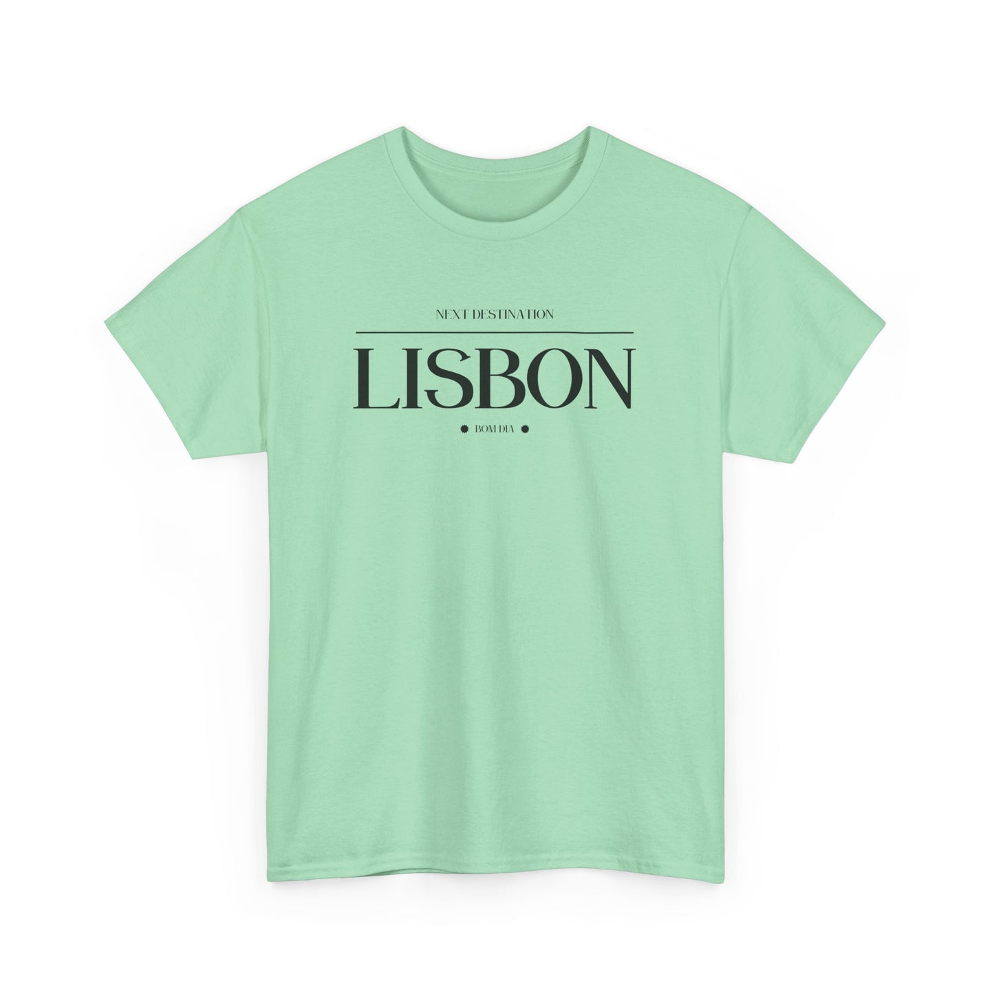 Lisbon - "Bom Dia" Unisex Cotton T-shirt