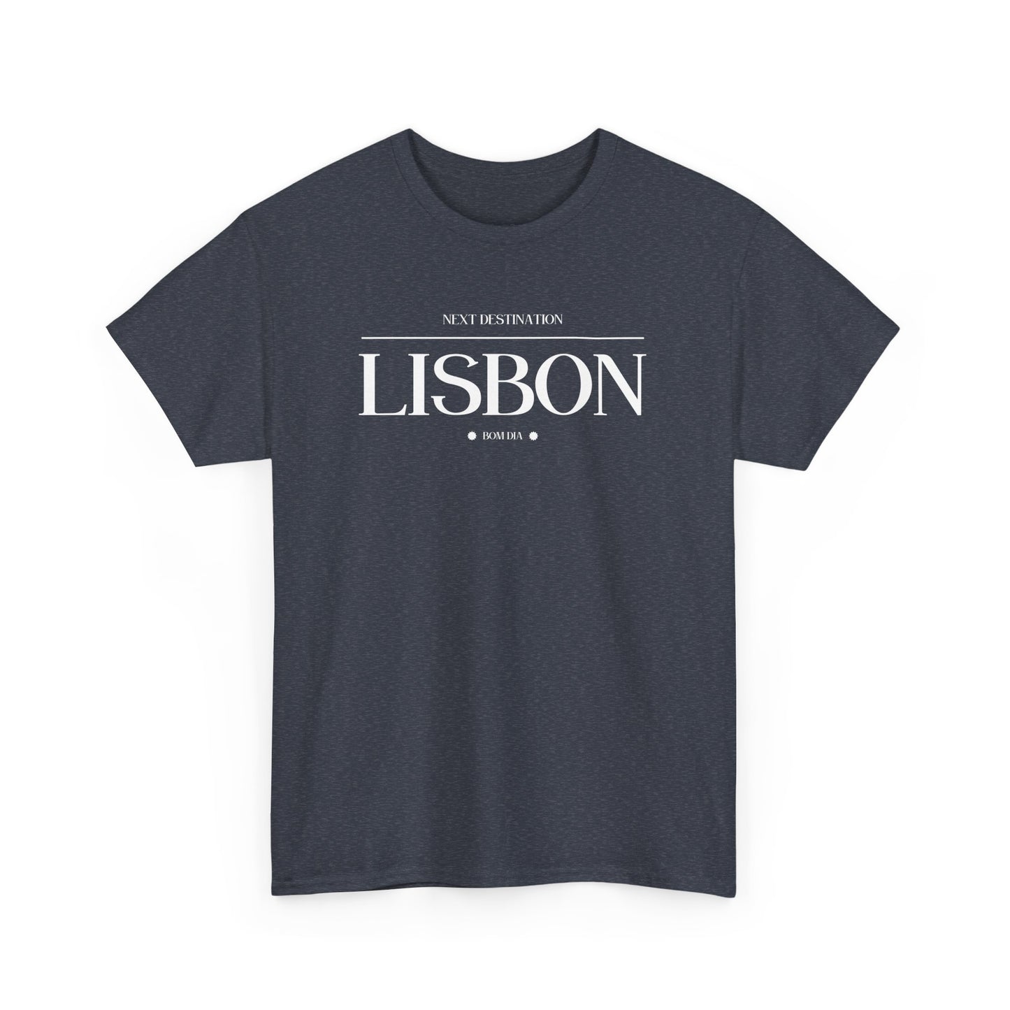 Lisbon - "Bom Dia" Unisex Cotton T-shirt