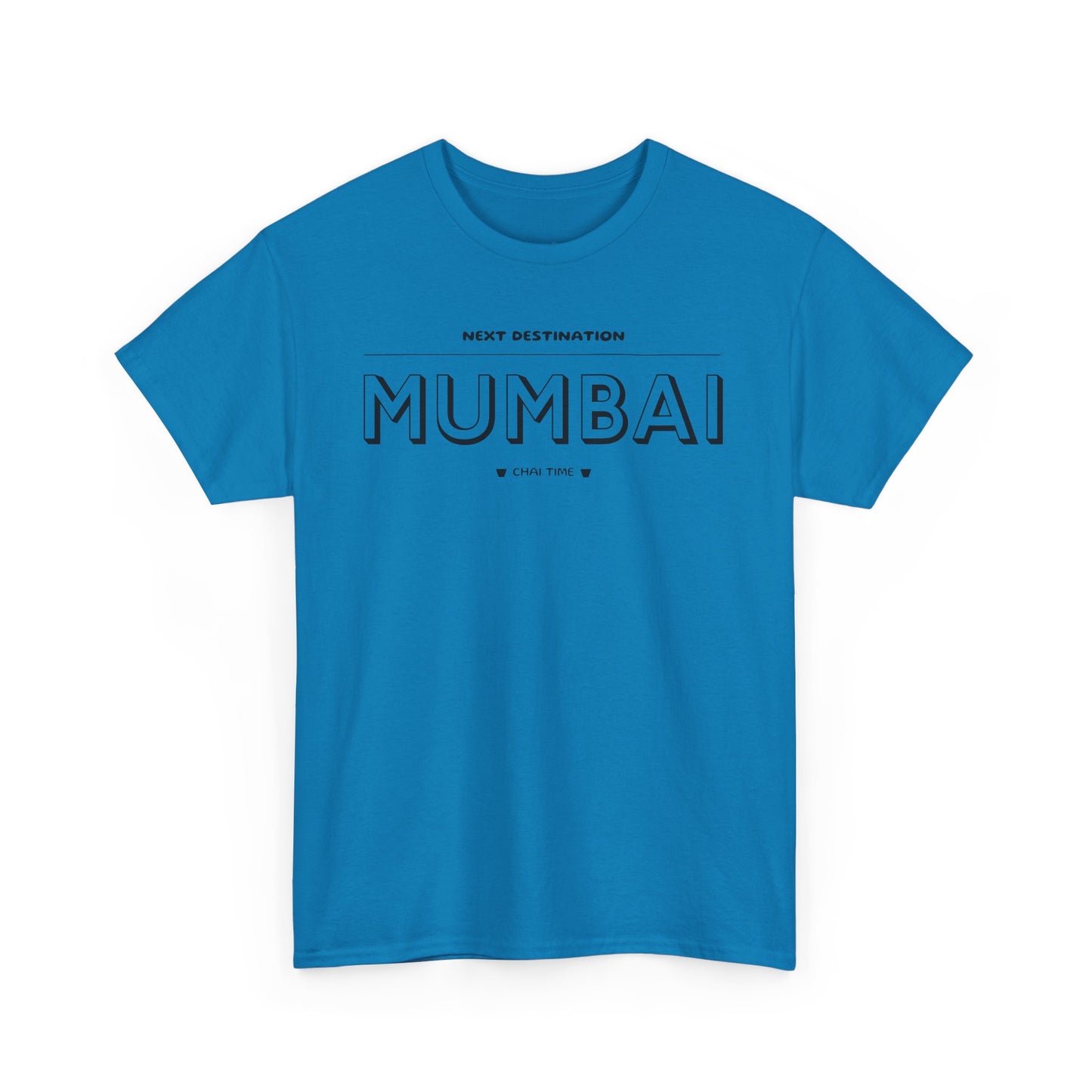 Mumbai - "Chai Time" Unisex Cotton T-shirt