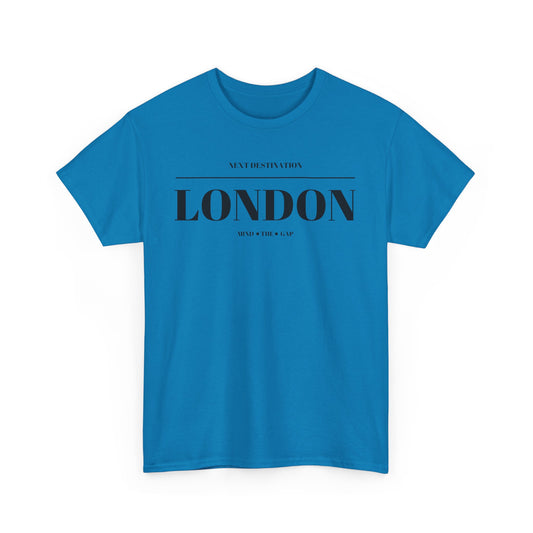 London - "Mind the Gap" Unisex Cotton T-shirt