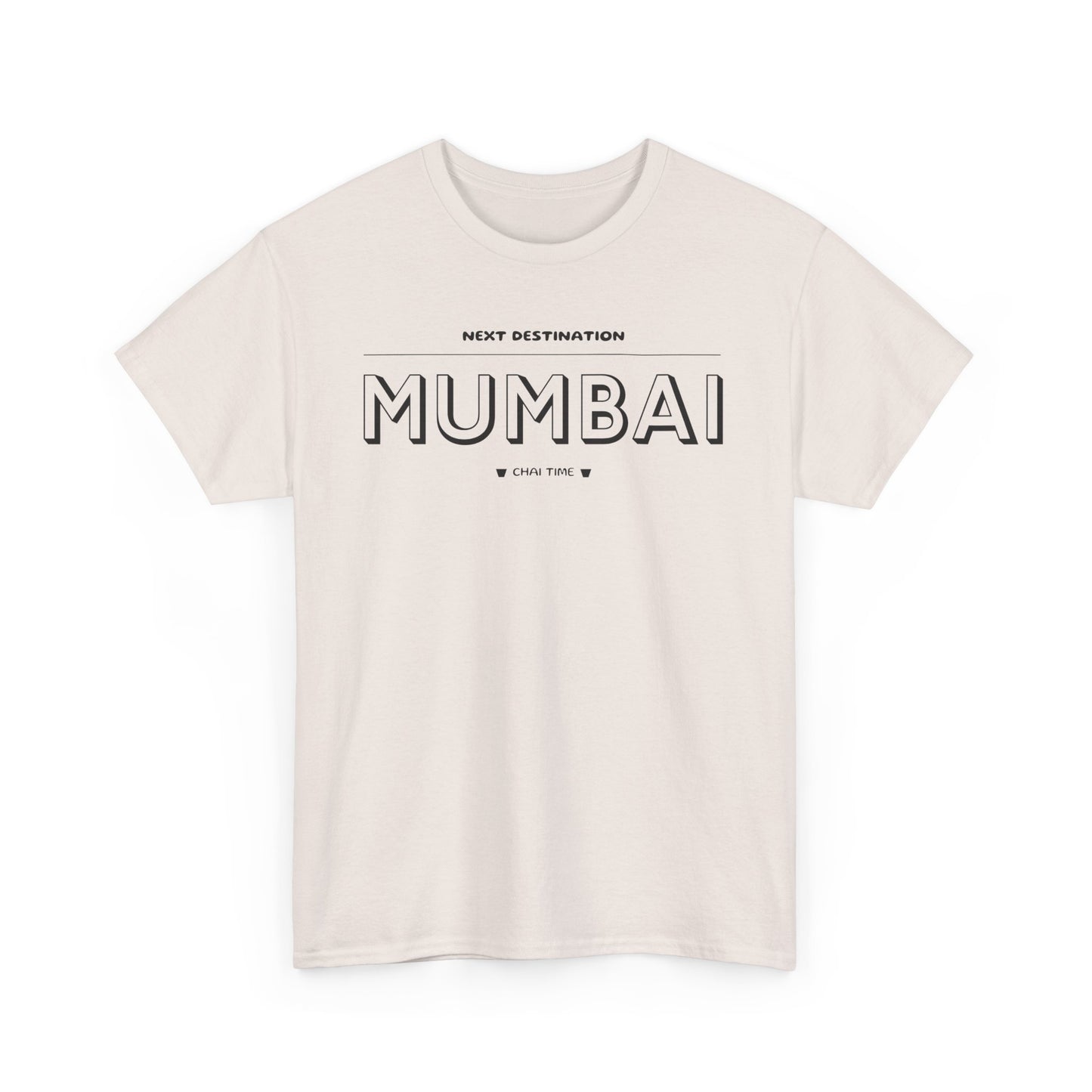 Mumbai - "Chai Time" Unisex Cotton T-shirt
