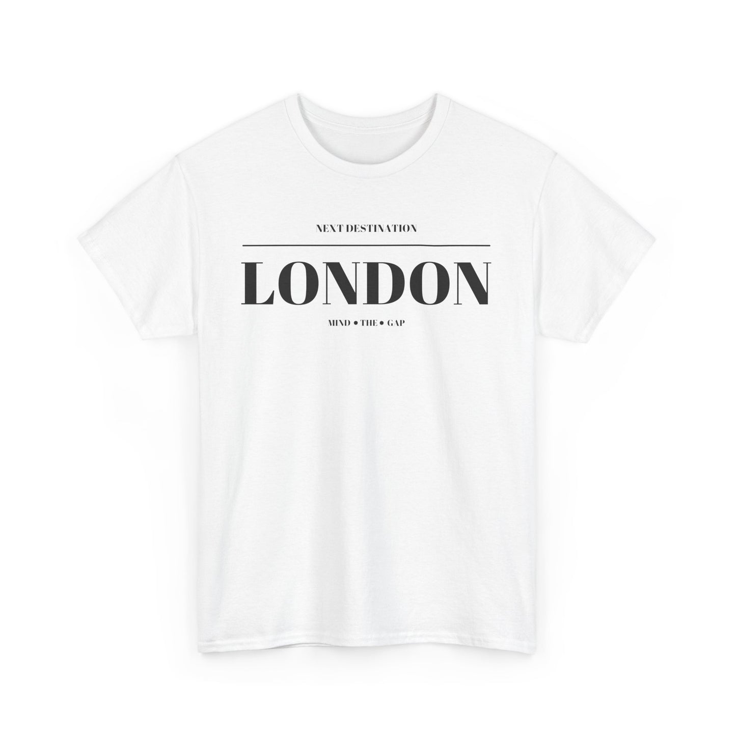 London - "Mind the Gap" Unisex Cotton T-shirt