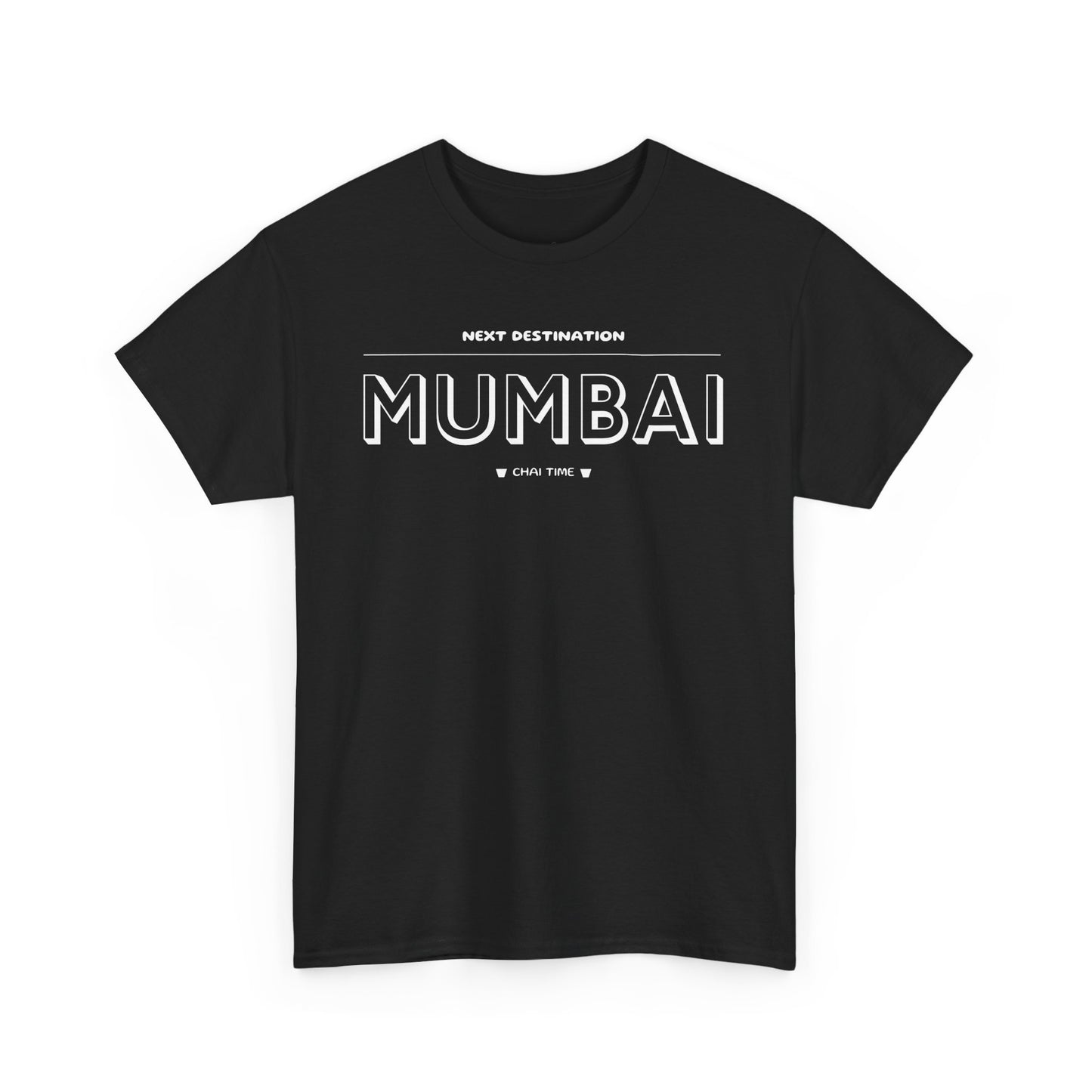 Mumbai - "Chai Time" Unisex Cotton T-shirt