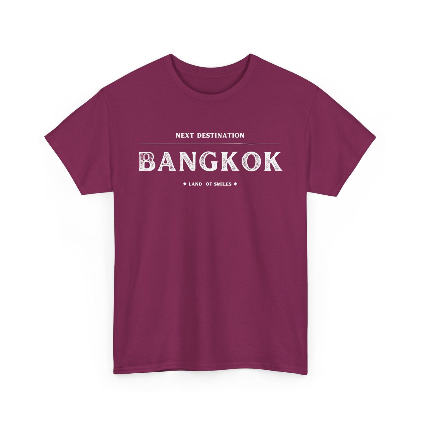 Bangkok - "Land of Smiles" Unisex Cotton T-shirt