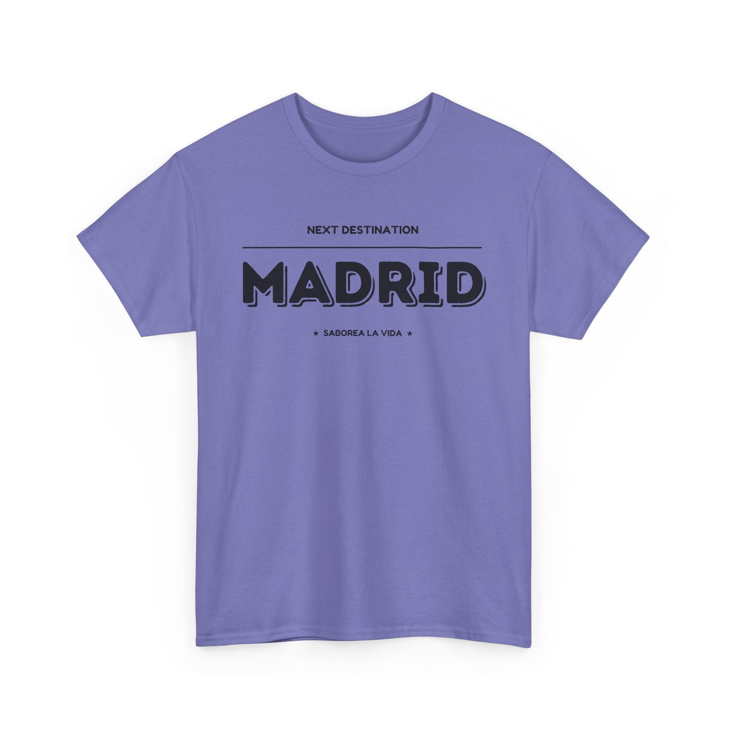 Madrid - "Saborea la Vida" Unisex Cotton T-shirt