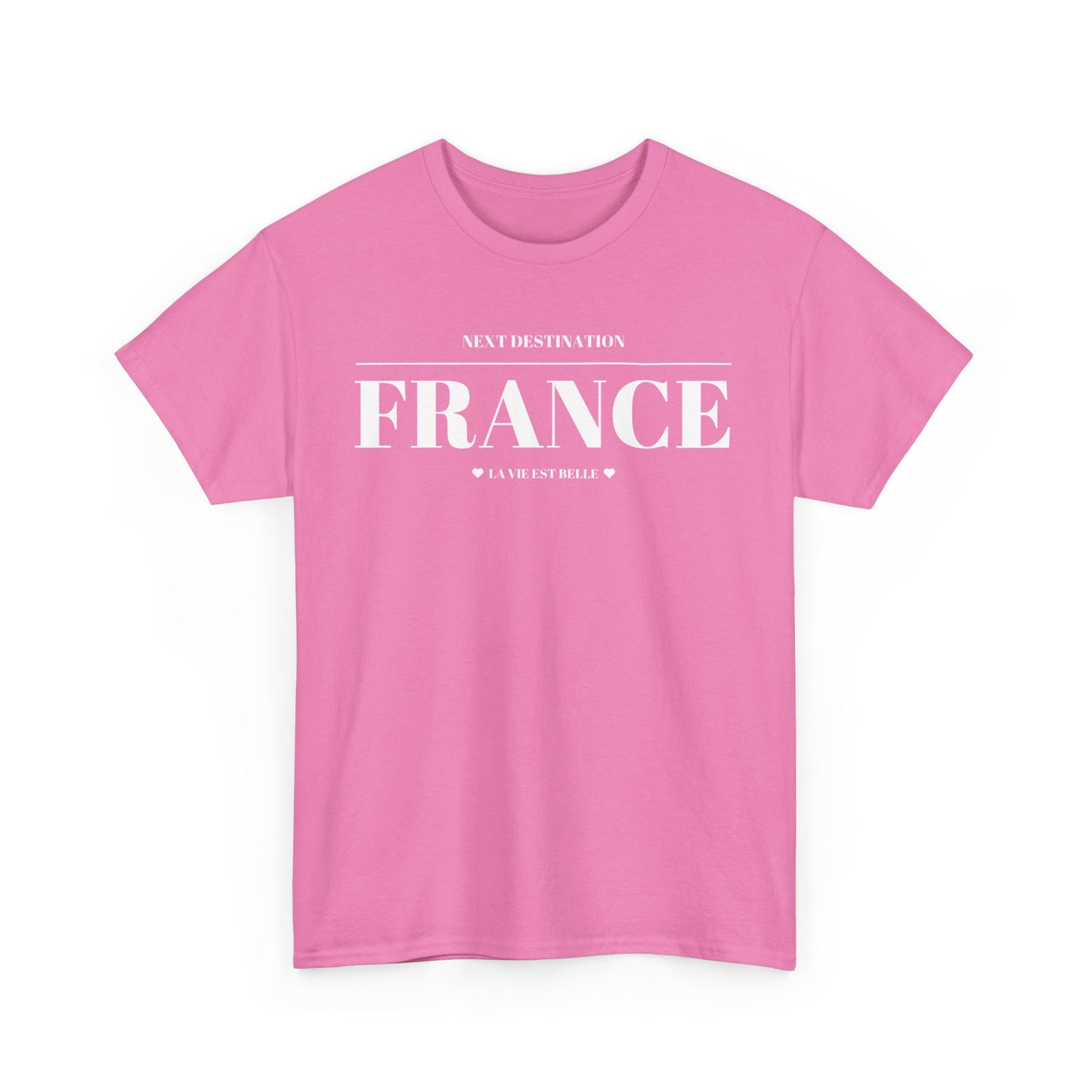 France - "La Vie Est Belle" Unisex Cotton T-shirt