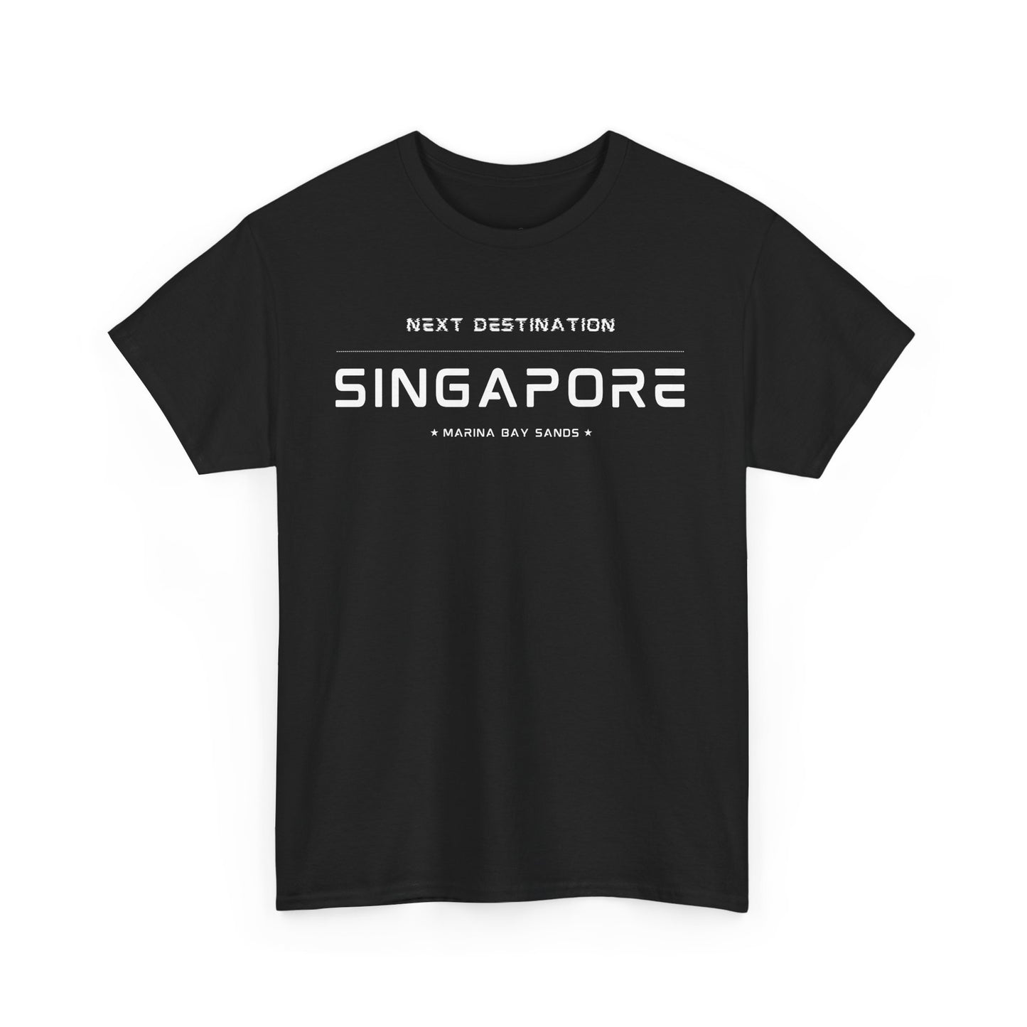 Singapore - "Marina Bay Sands" Unisex Cotton T-shirt