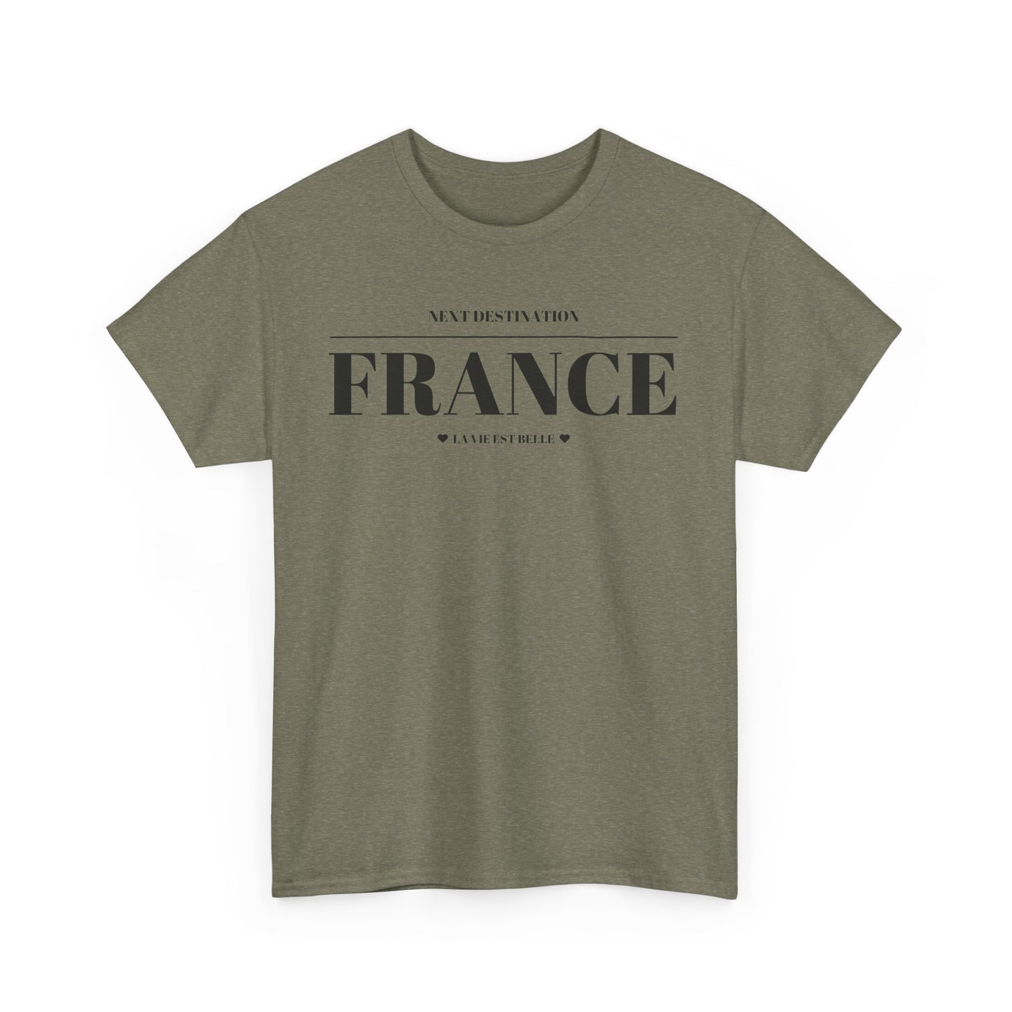France - "La Vie Est Belle" Unisex Cotton T-shirt