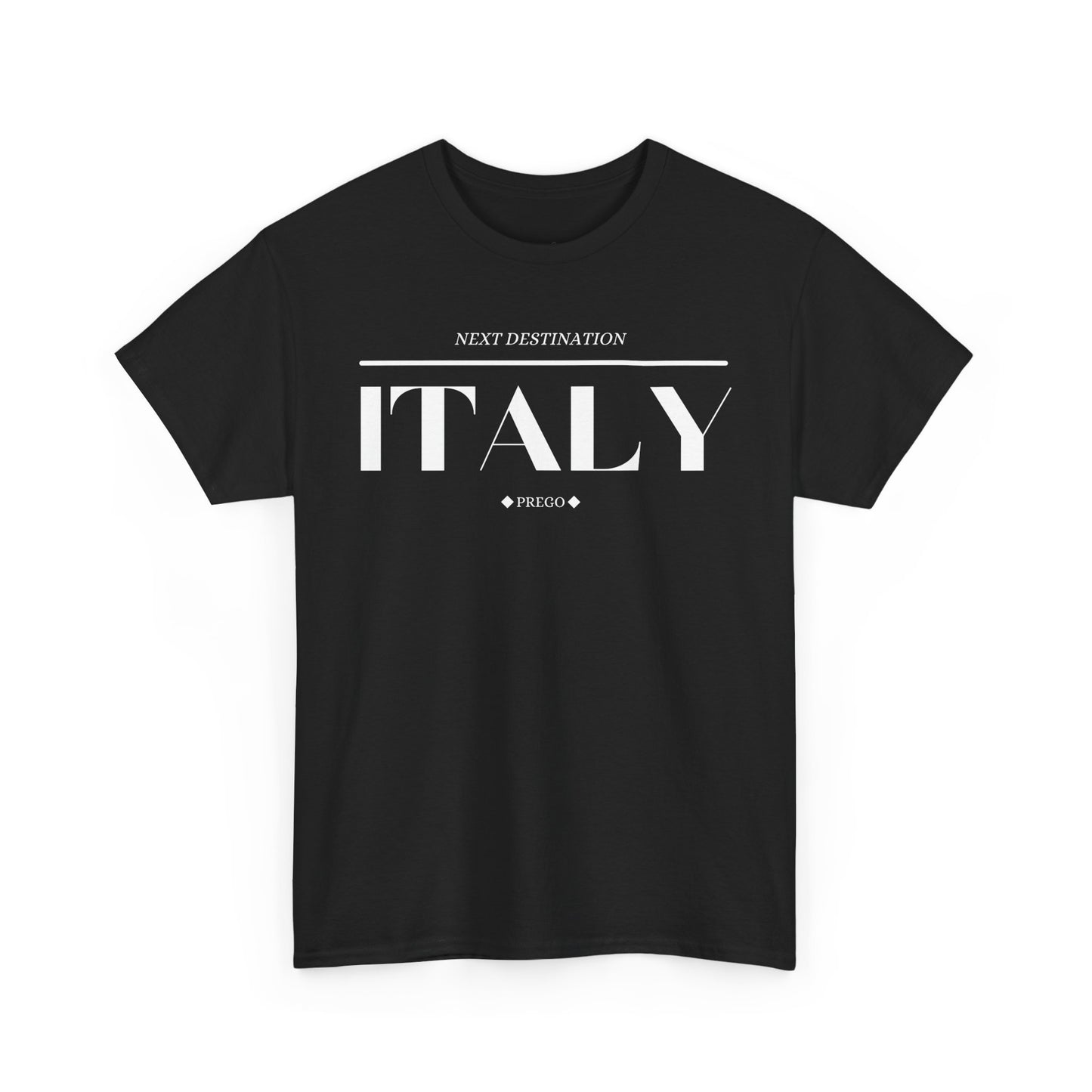 Italy - "Prego" Unisex Cotton T-shirt