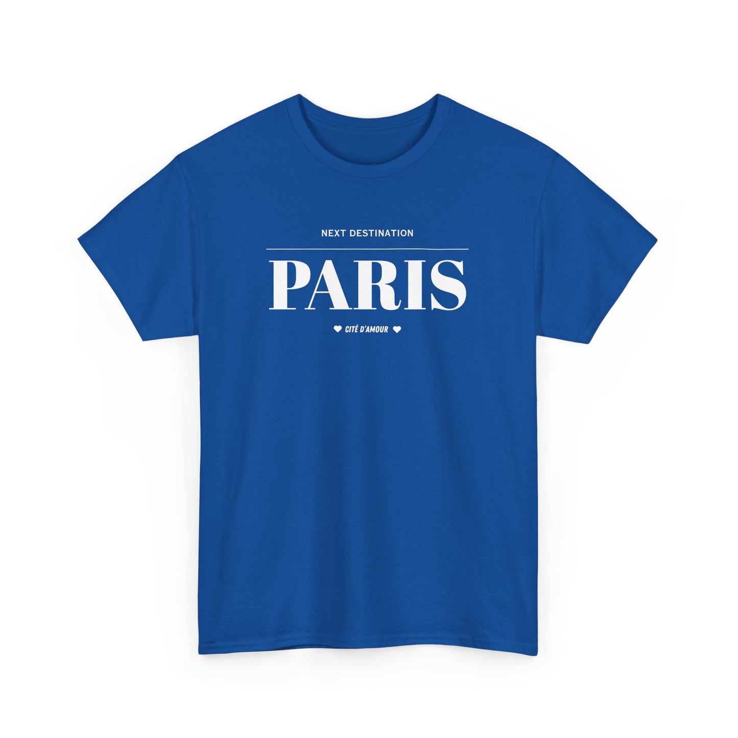 Paris - "Cité D'amour" Unisex Cotton T-shirt