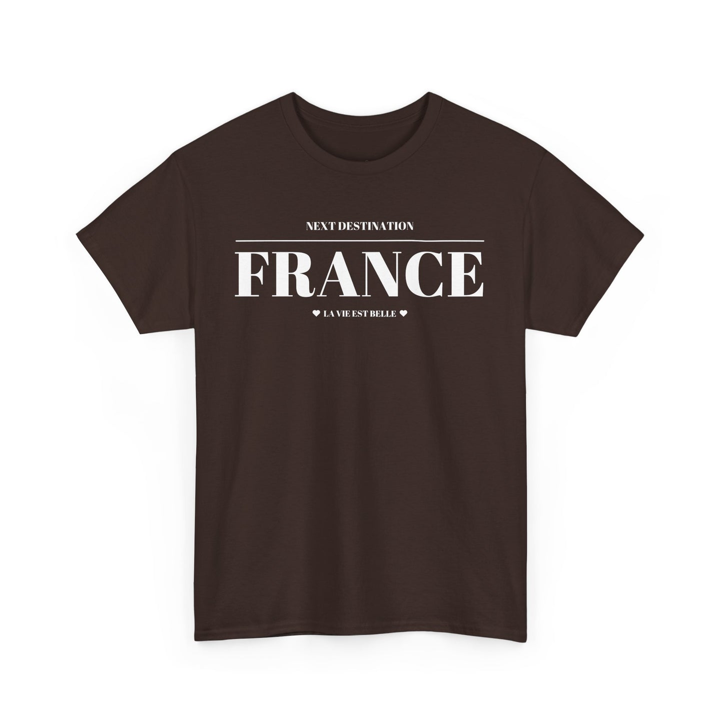 France - "La Vie Est Belle" Unisex Cotton T-shirt
