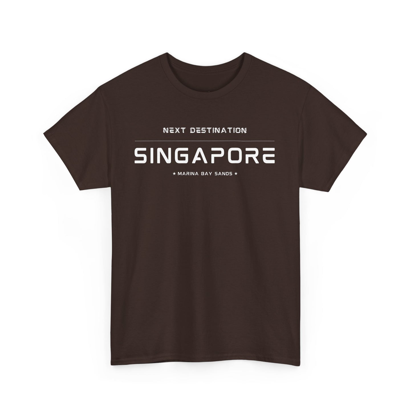 Singapore - "Marina Bay Sands" Unisex Cotton T-shirt