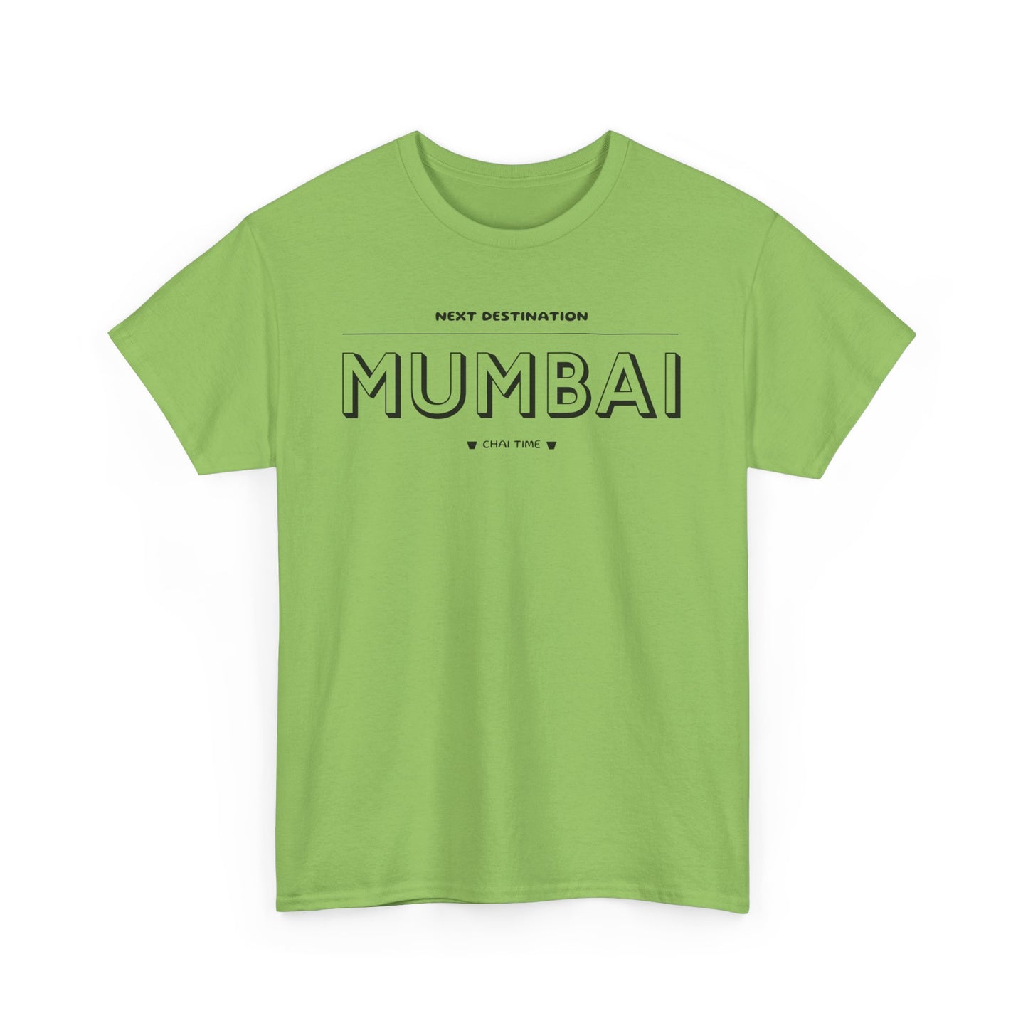 Mumbai - "Chai Time" Unisex Cotton T-shirt
