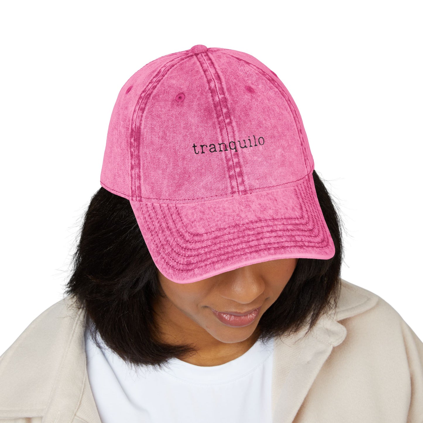 "Tranquilo" - Vintage Embroidered Cap