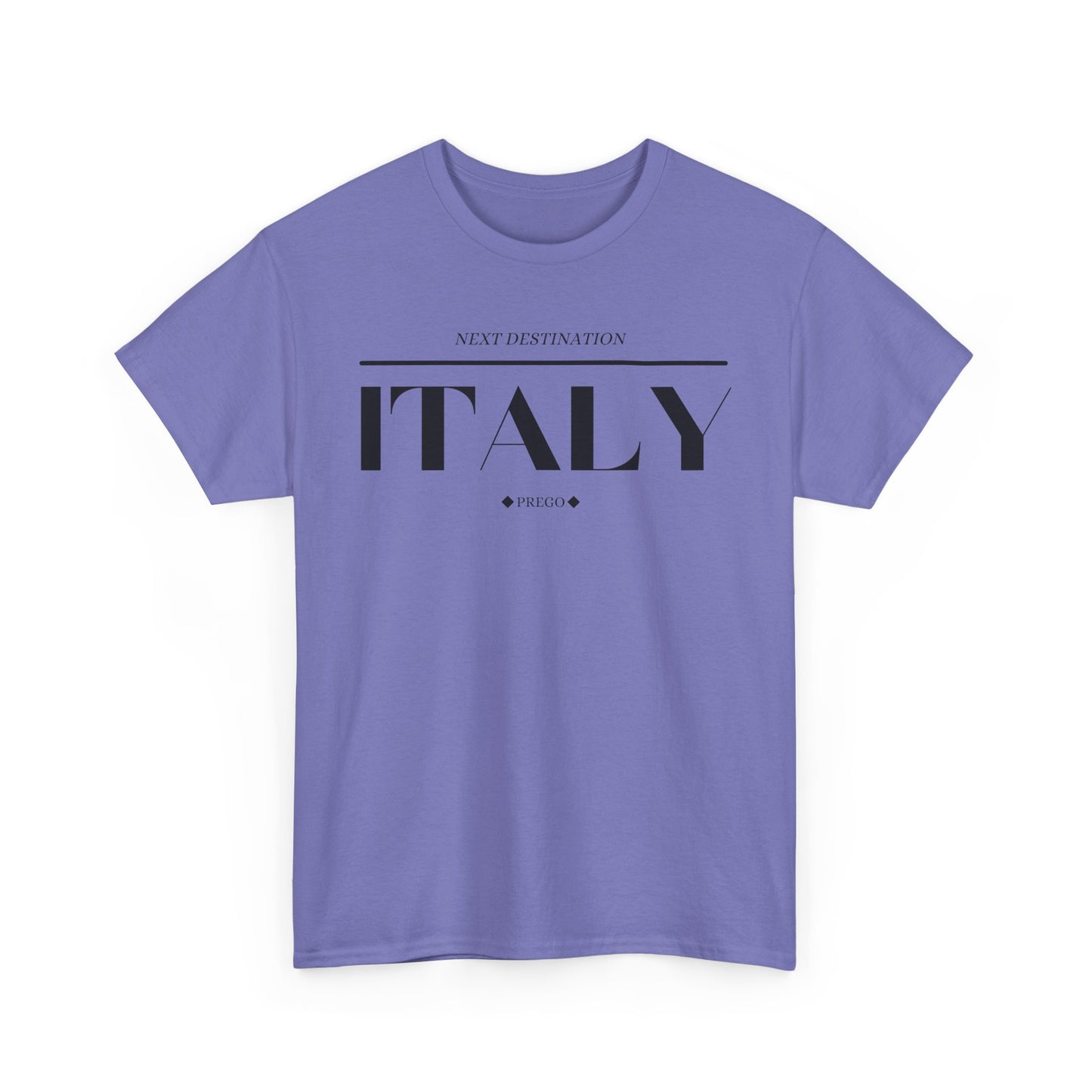 Italy - "Prego" Unisex Cotton T-shirt