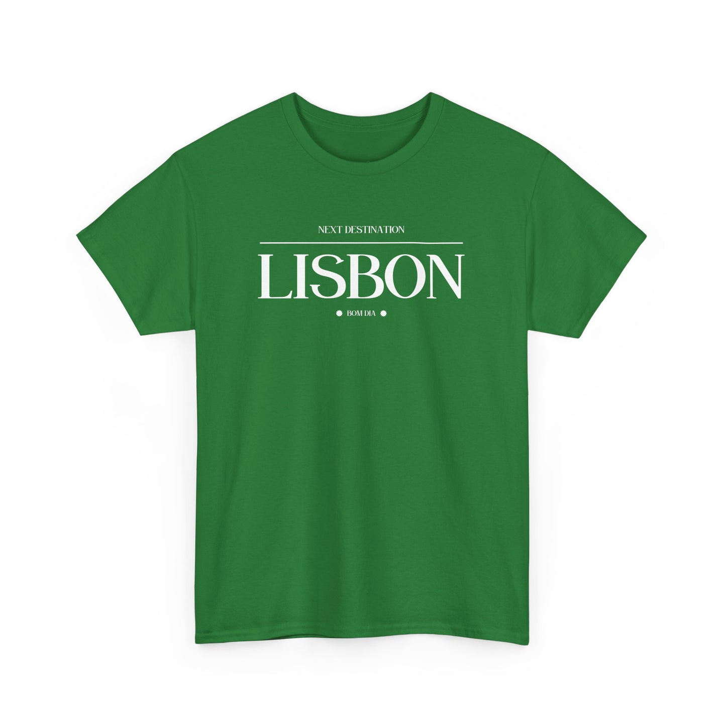 Lisbon - "Bom Dia" Unisex Cotton T-shirt