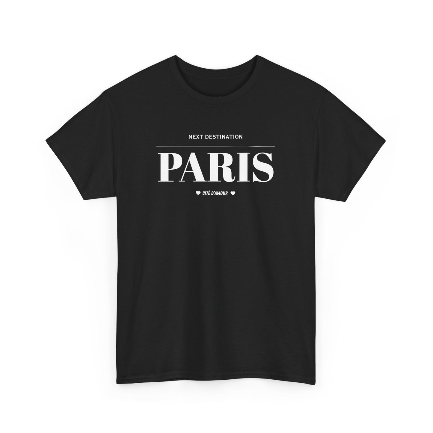 Paris - "Cité D'amour" Unisex Cotton T-shirt