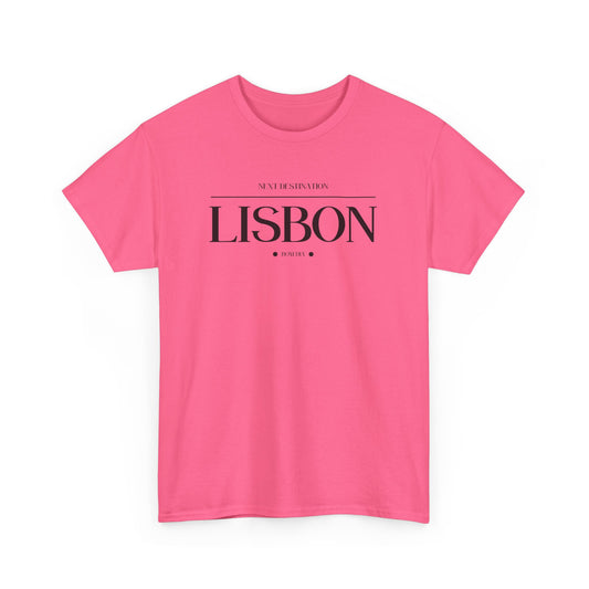 Lisbon - "Bom Dia" Unisex Cotton T-shirt