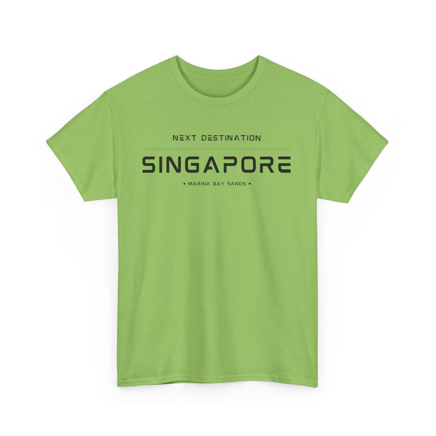 Singapore - "Marina Bay Sands" Unisex Cotton T-shirt