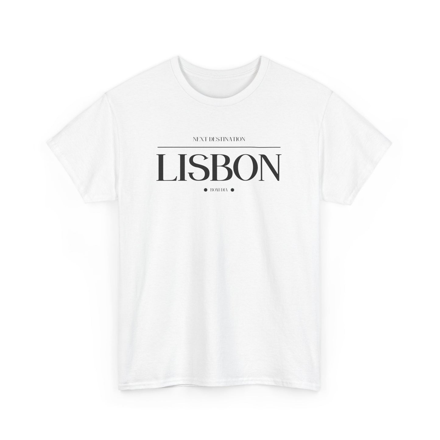 Lisbon - "Bom Dia" Unisex Cotton T-shirt