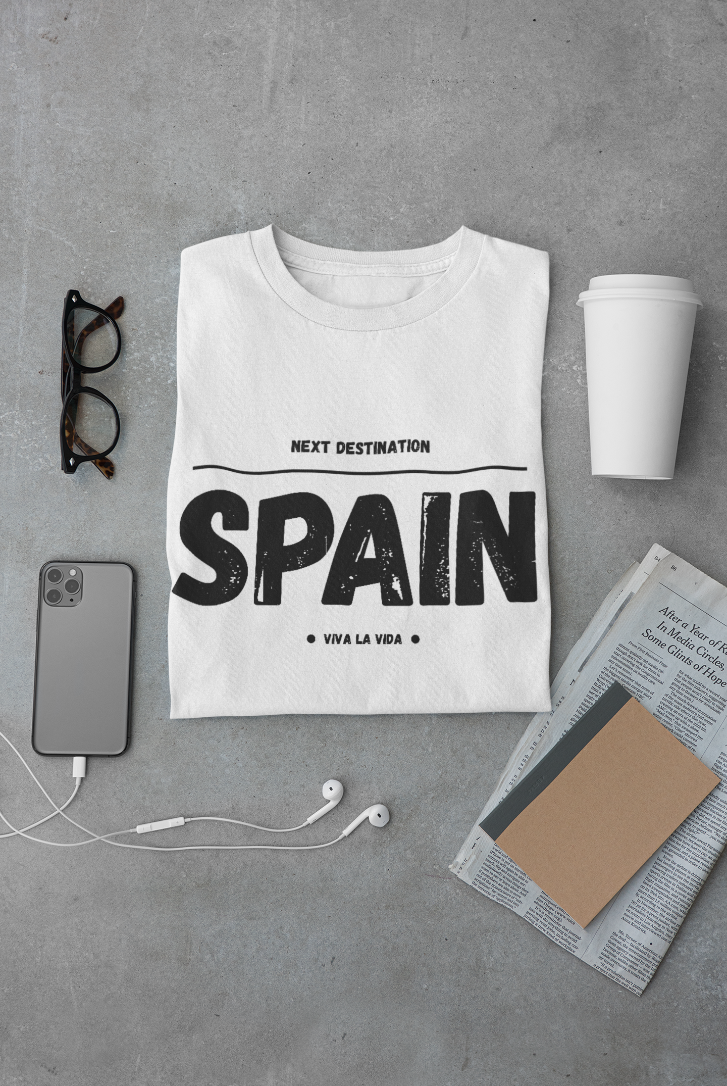 Spain - "Viva La Vida" Unisex Cotton T-shirt