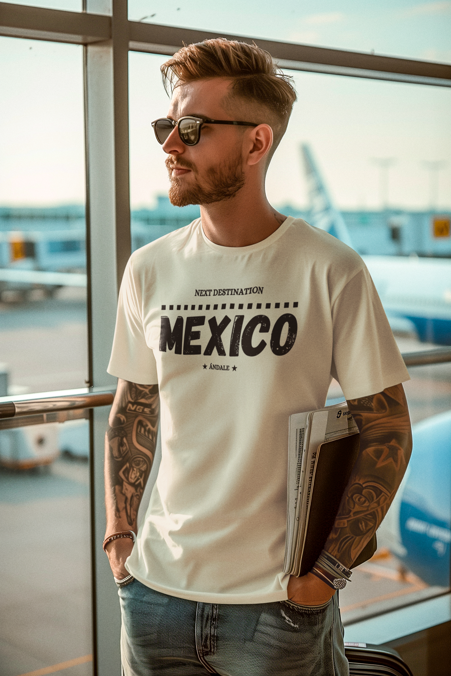 Mexico - "Ándale" Unisex Cotton T-shirt