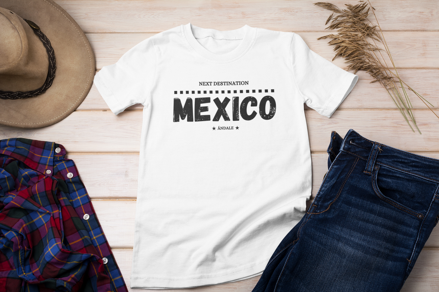 Mexico - "Ándale" Unisex Cotton T-shirt