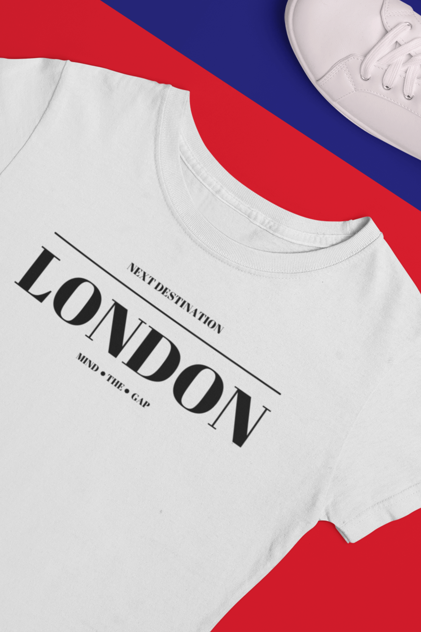London - "Mind the Gap" Unisex Cotton T-shirt