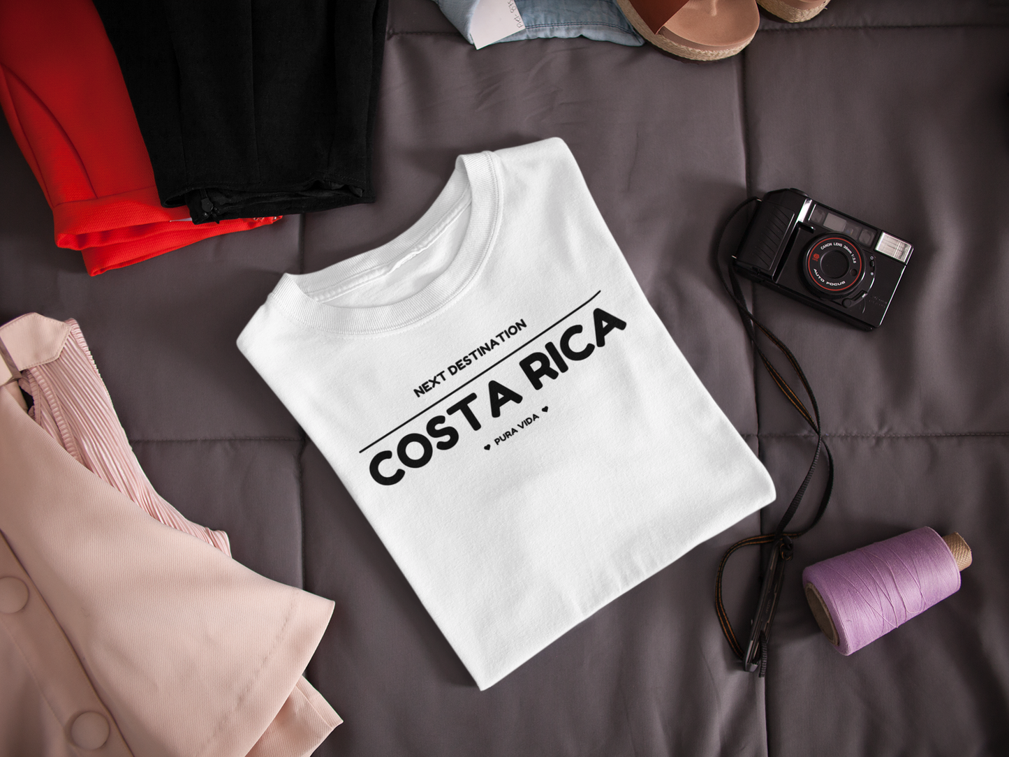 Costa Rica - "Pura Vida" Unisex Cotton T-shirt